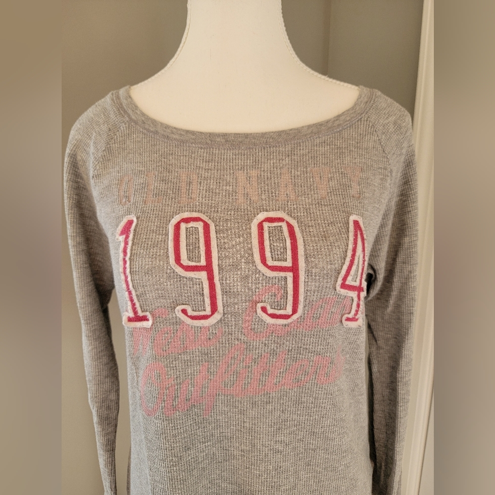 Vintage Old Navy Waffle Knit Long Sleeve